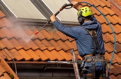 Démoussage et hydrofuge de toiture à Régat
